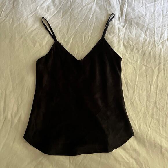Reformation Black Silk Cami - Picture 1 of 4